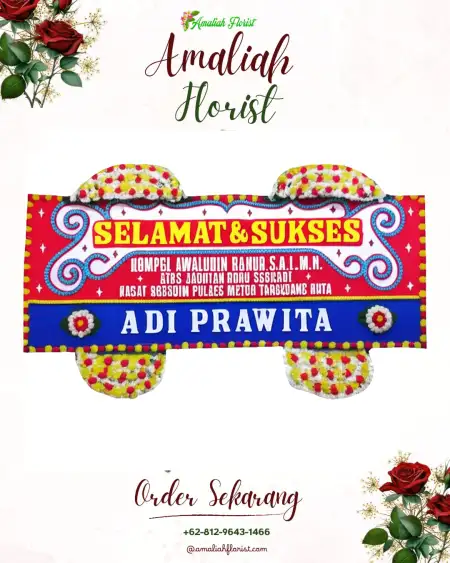 Papan Bunga Ucapan Selamat Cobanblimbing